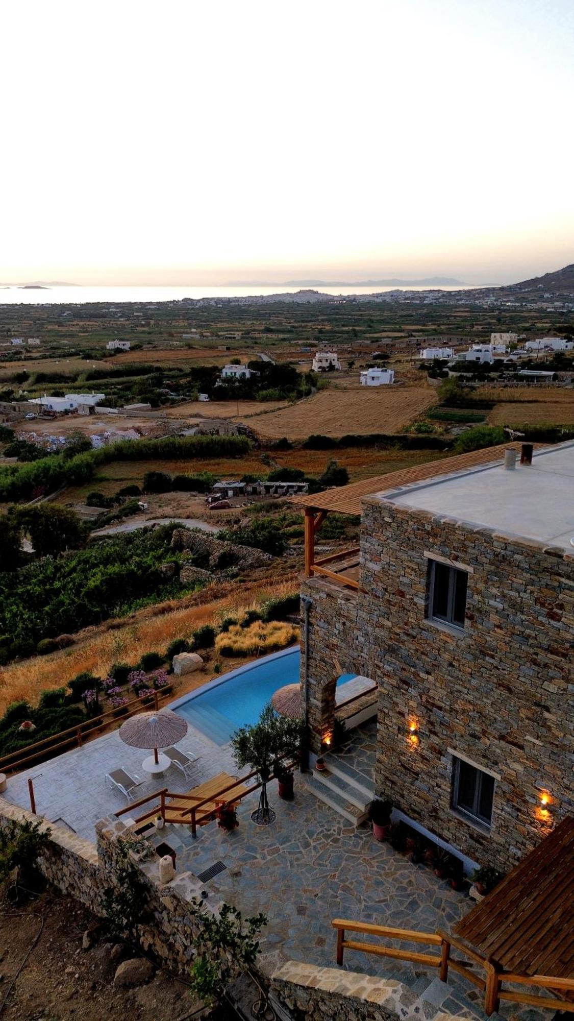 Villa Papa Glinado Naxos Bagian luar foto