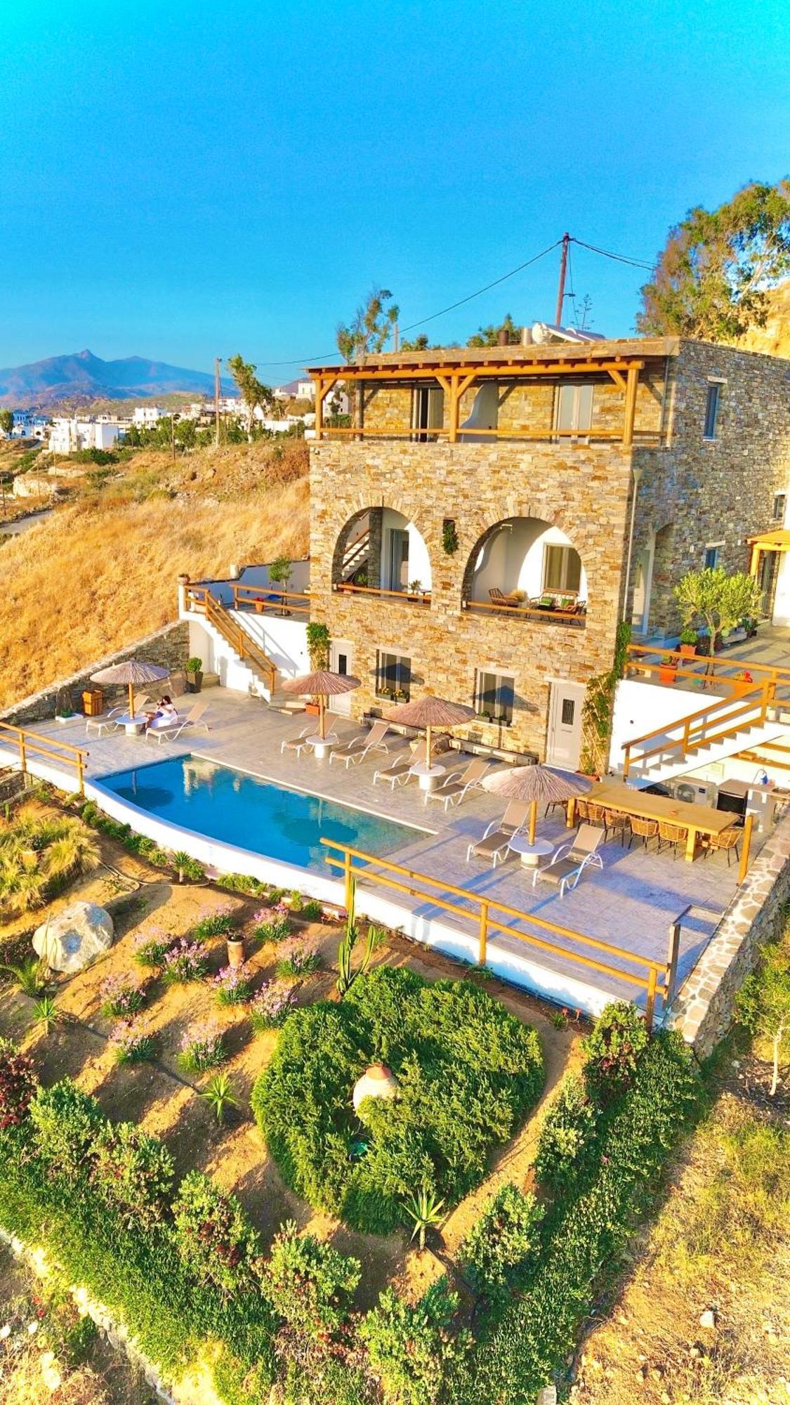 Villa Papa Glinado Naxos Bagian luar foto