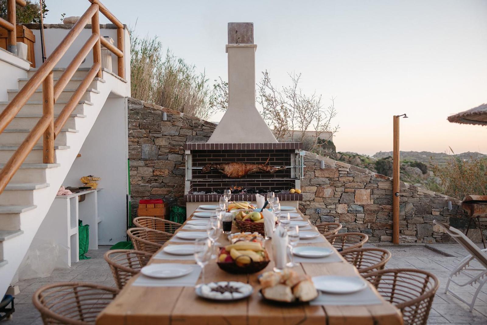 Villa Papa Glinado Naxos Bagian luar foto