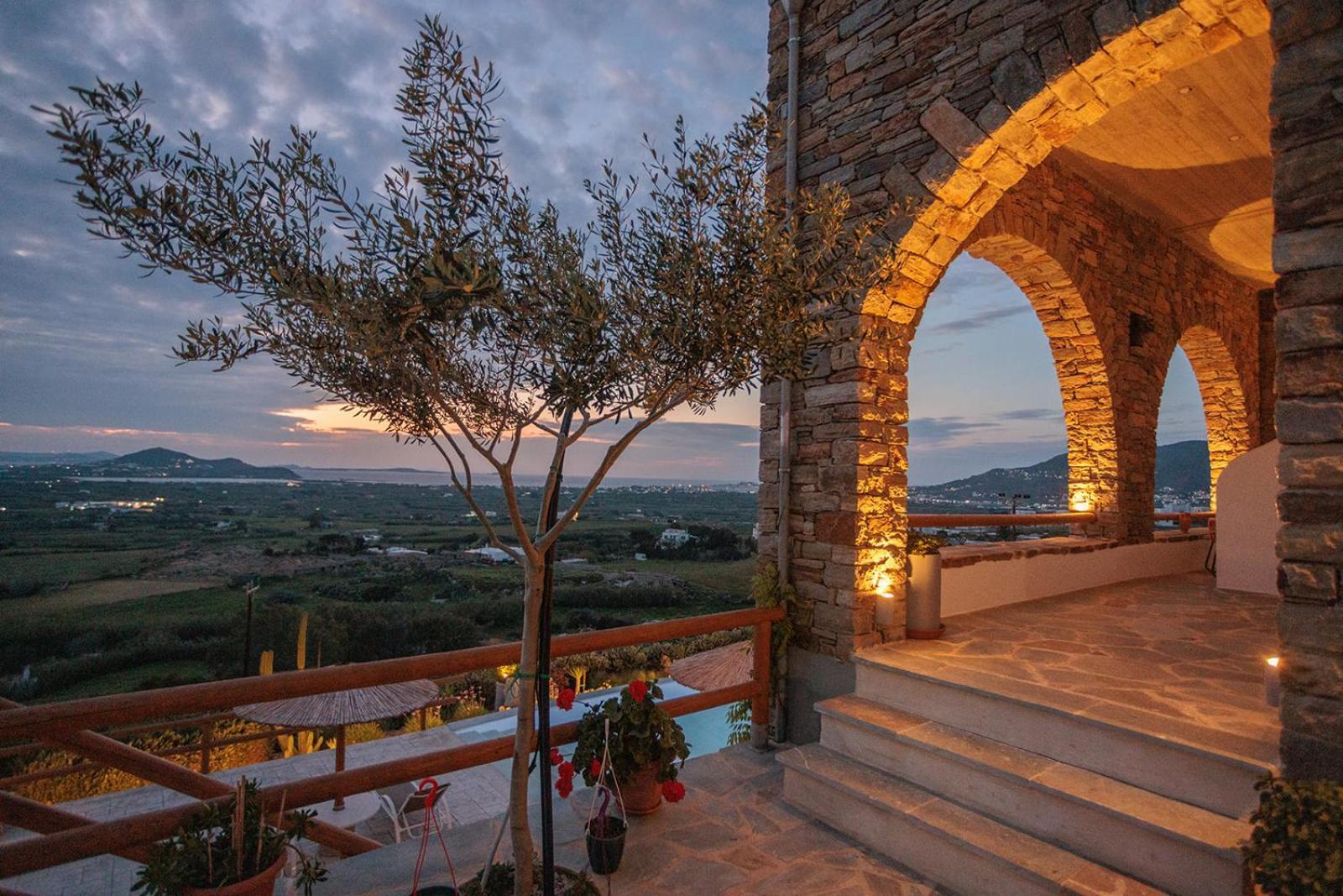 Villa Papa Glinado Naxos Bagian luar foto